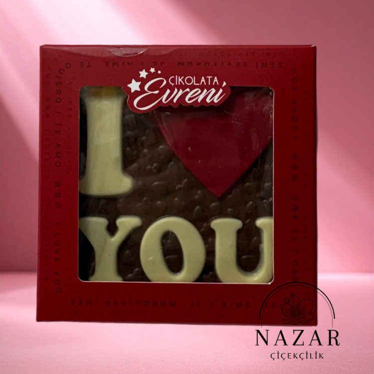 I Love You KARE ÇİKOLATA