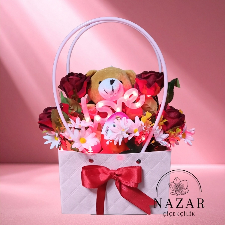 Love Işıklı Çanta Tasarımı